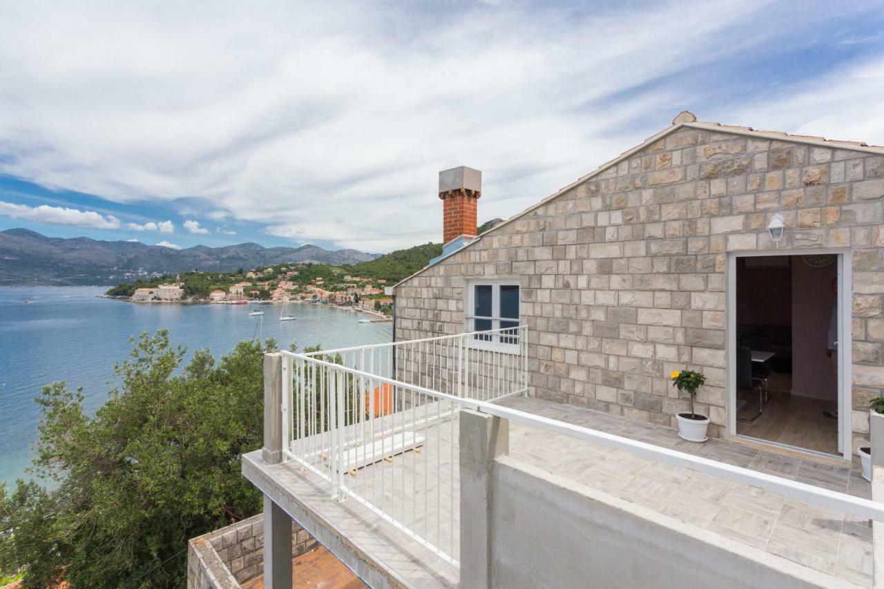 New Apartment With Terrace And Sea View Lopud Exterior photo